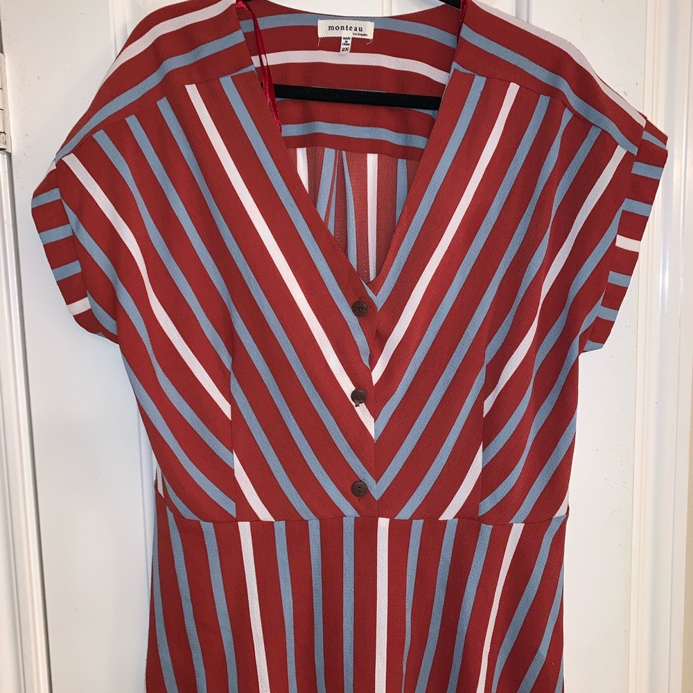 🔸SOLD🔸Peplum top 2X